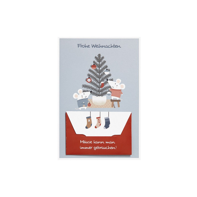 CARTE VOEUX NOEL BSB NATURE CARD