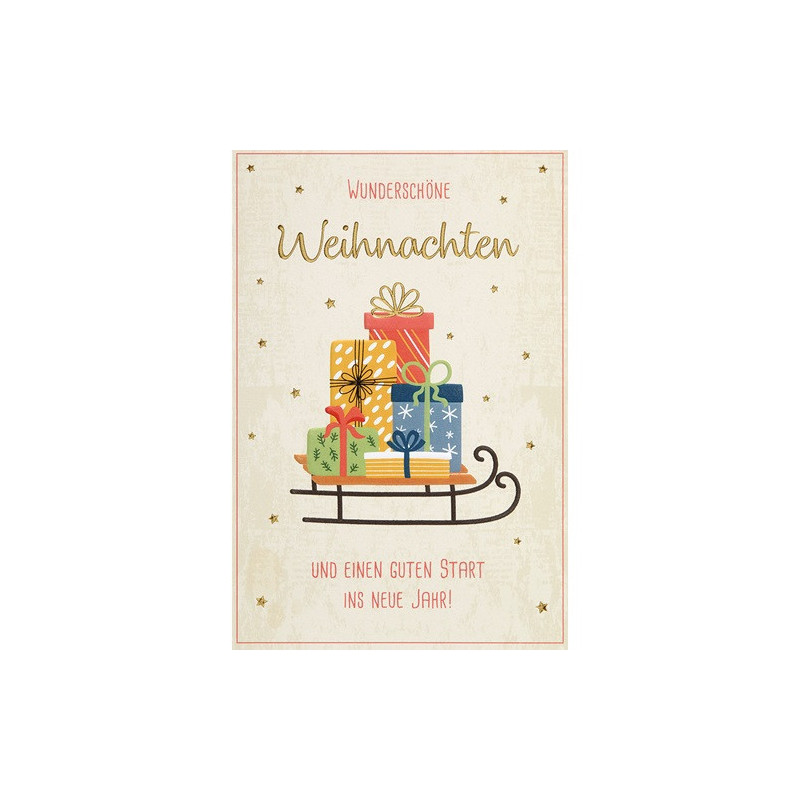 CARTE VOEUX NOEL BSB NATURE CARD