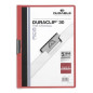 MAPPE A PINCE DURACLIP 1-30FLS ROUGE