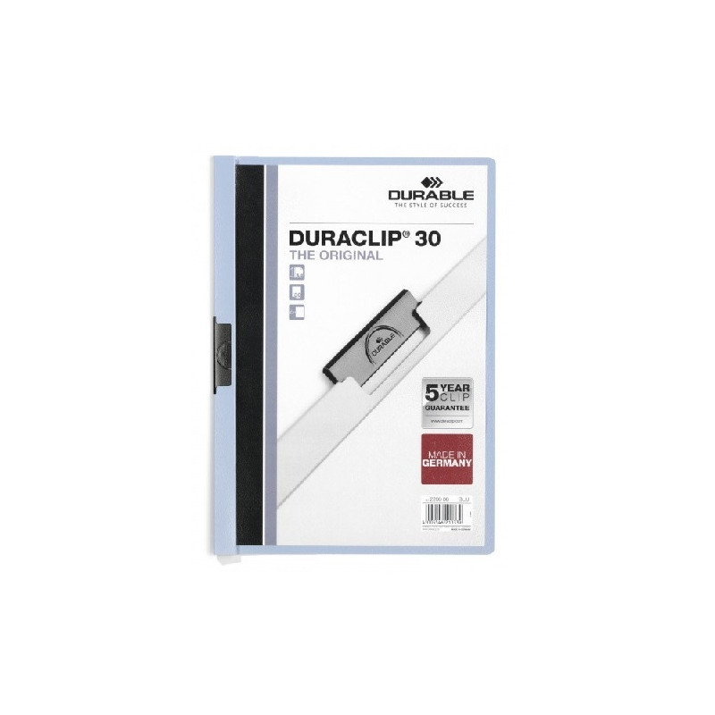 MAPPE A PINCE DURACLIP 1-30FLS BLEU CL.