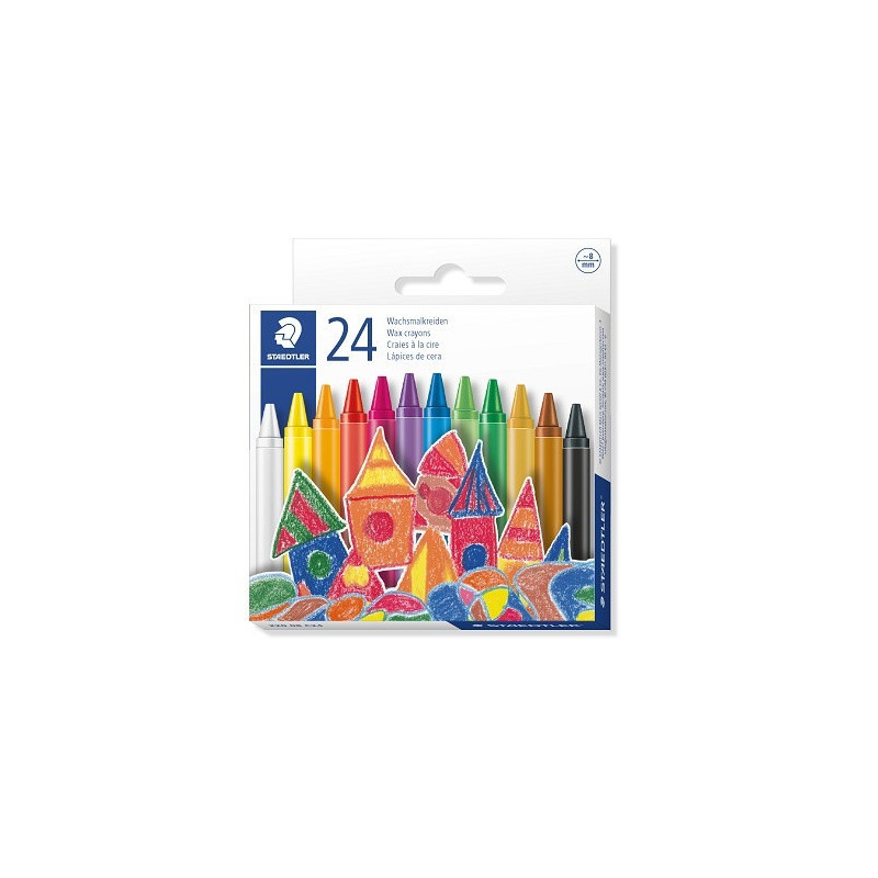 CRAYON CIRE STAEDTLER ASS. 24PCS