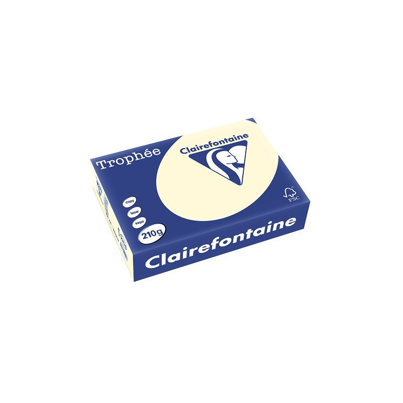 PAPIER REPRO CLAIREF. TROPHEE A4 210G IVOIRE 250FLS