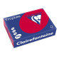 PAPIER REPRO CLAIREF. TROPHEE A4 210G ROUGE GROSEILLE 250FLS