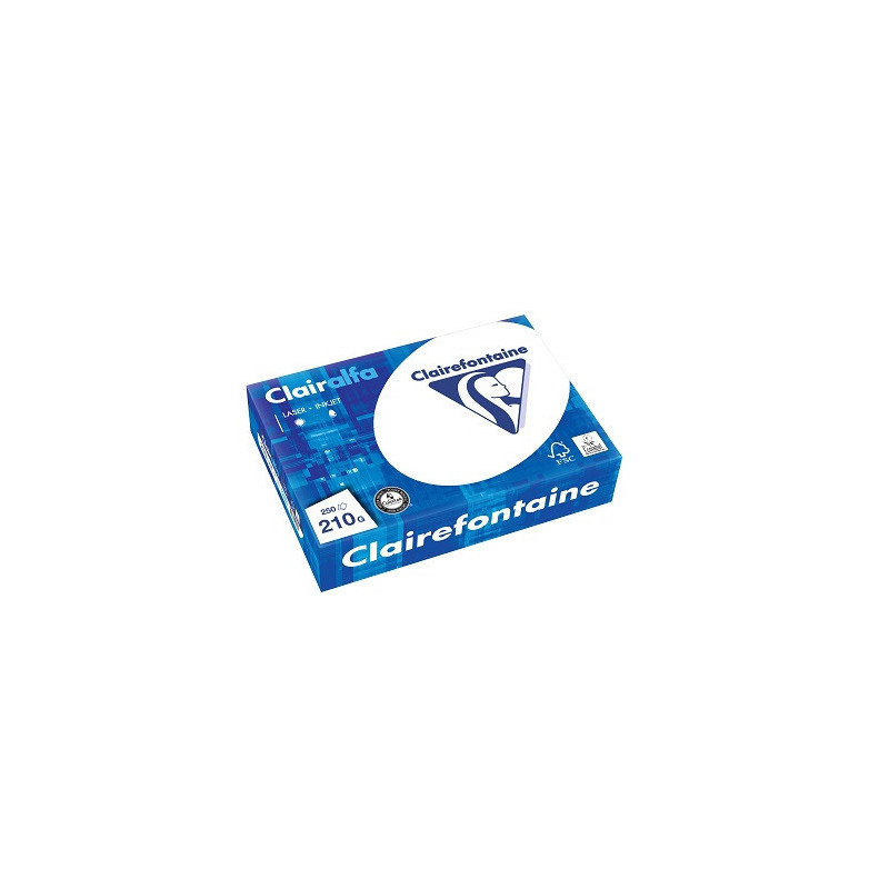 PAPIER REPRO CLAIREF. CLAIRALFA BLANC A4 210G 250FLS