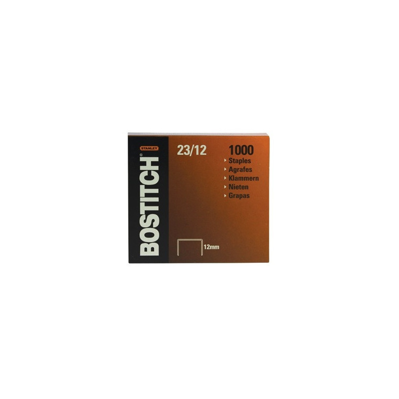 AGRAFES BOSTITCH 23/12 1000PCS