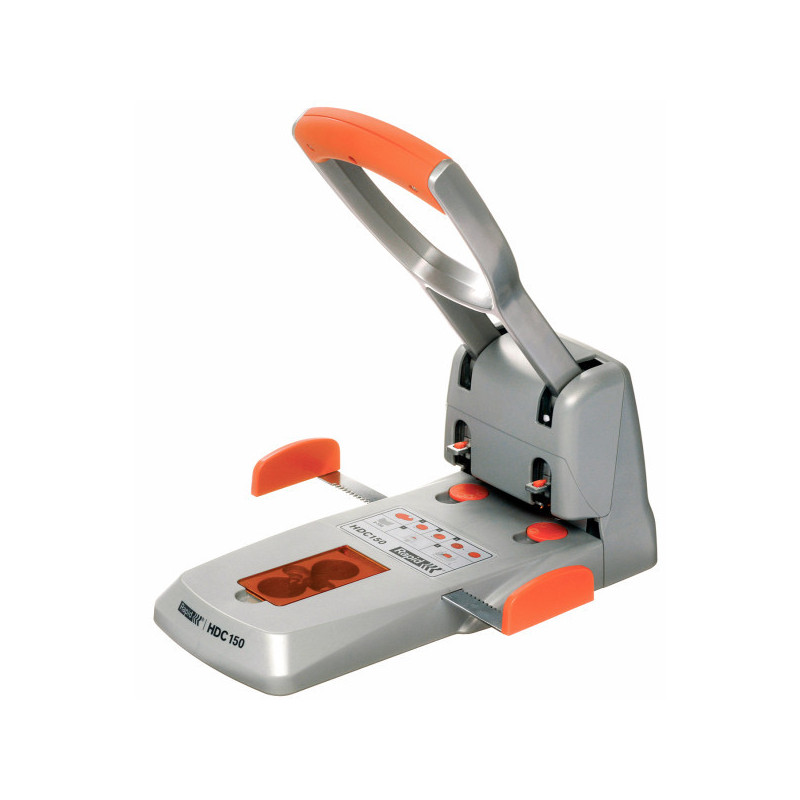 PERFORATEUR RAPID HDC150/2 ARGENT/ORANGE 150FLS