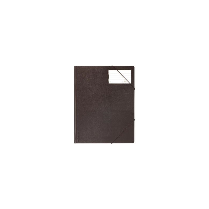 FARDE A ELAST.+RABATS A4 PP DURABLE NOIR