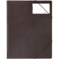 FARDE A ELAST.+RABATS A4 PP DURABLE NOIR