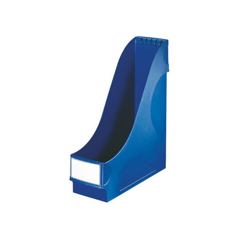PORTE-REVUES LEITZ PLASTIQUE BLEU