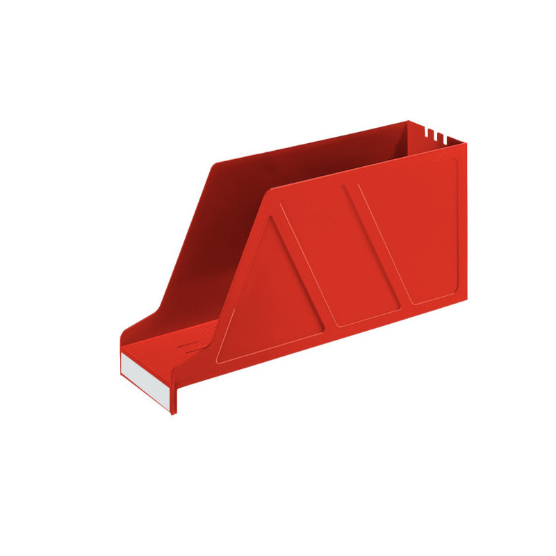 PORTE-REVUES LEITZ PLASTIQUE ROUGE
