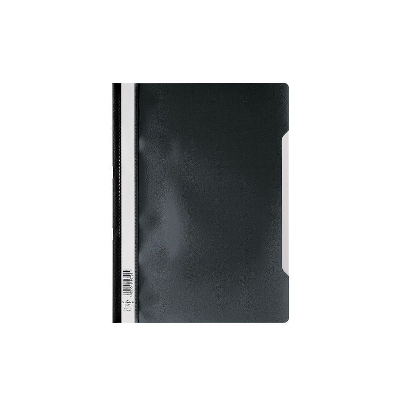 FARDE A GLISS. PLAST. A4 DURABLE NOIR