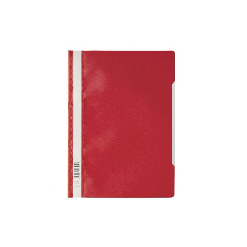FARDE A GLISS. PLAST. A4 DURABLE ROUGE
