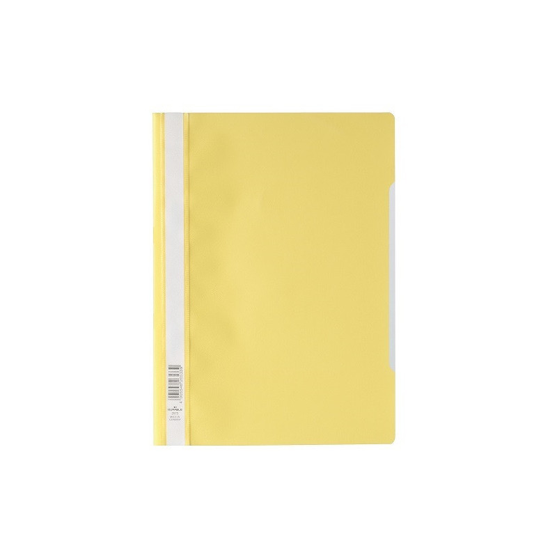 FARDE A GLISS. PLAST. A4 DURABLE JAUNE