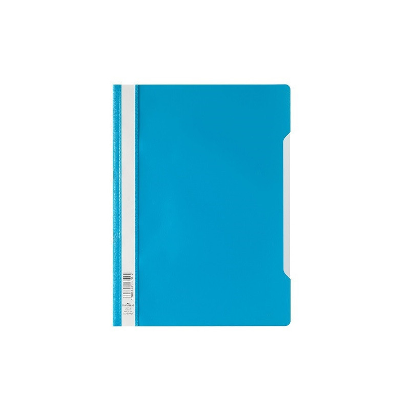 FARDE A GLISS. PLAST. A4 DURABLE BLEU CL.