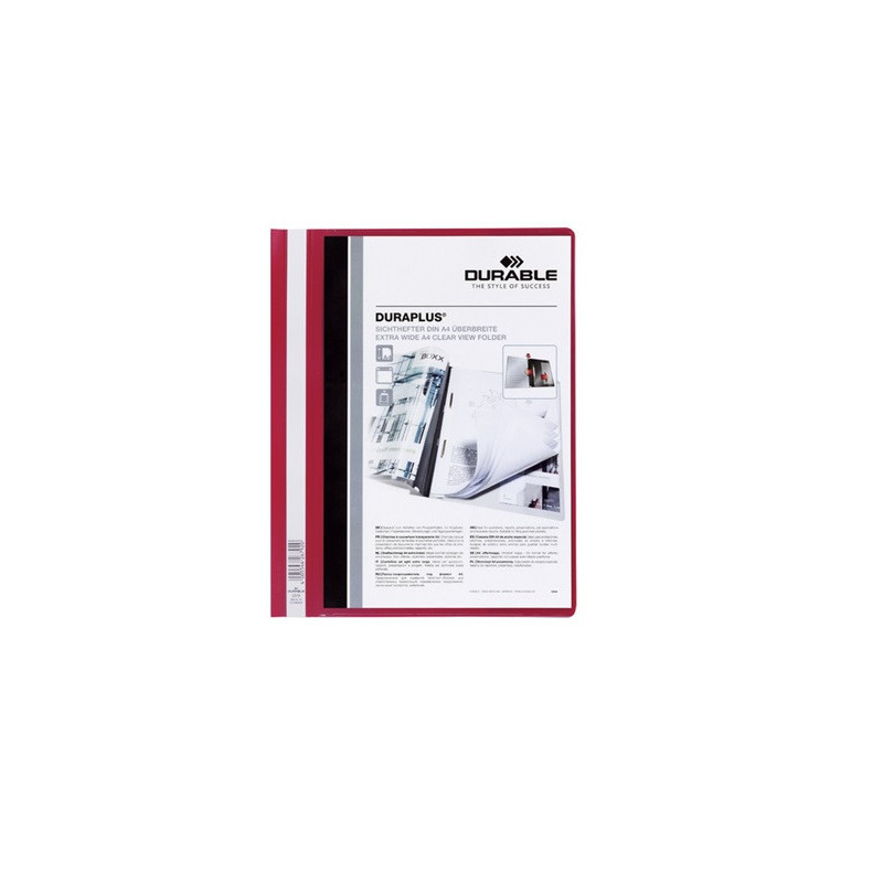 FARDE A DEVIS DURABLE ROUGE A4