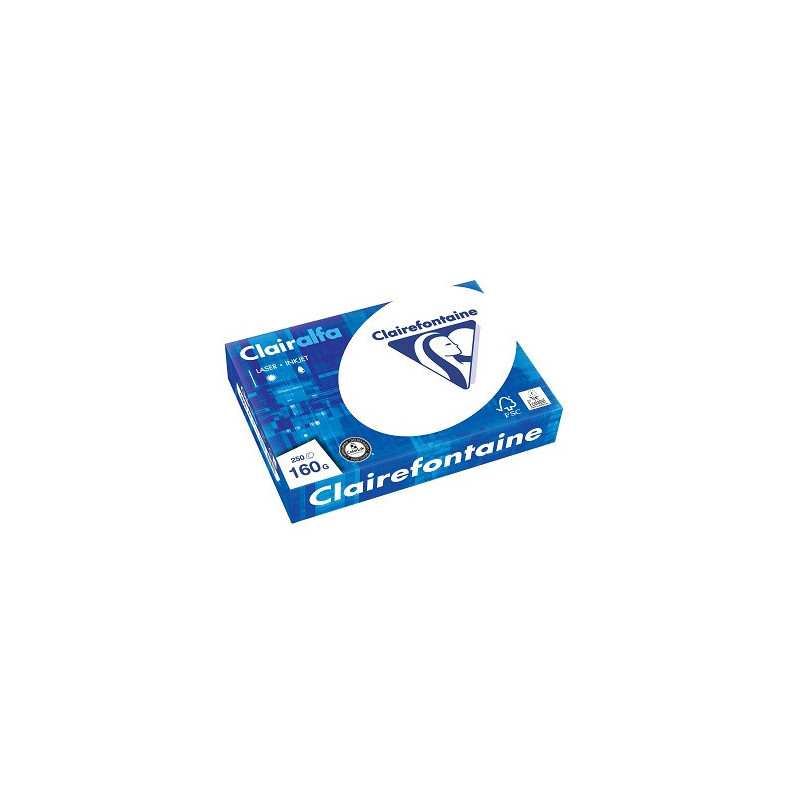 PAPIER REPRO CLAIREF. CLAIRALFA BLANC A4 160G 250FLS
