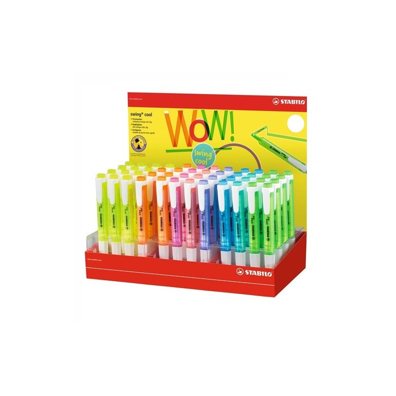 SURLIGNEUR STABILO SWING COOL 48PCS
