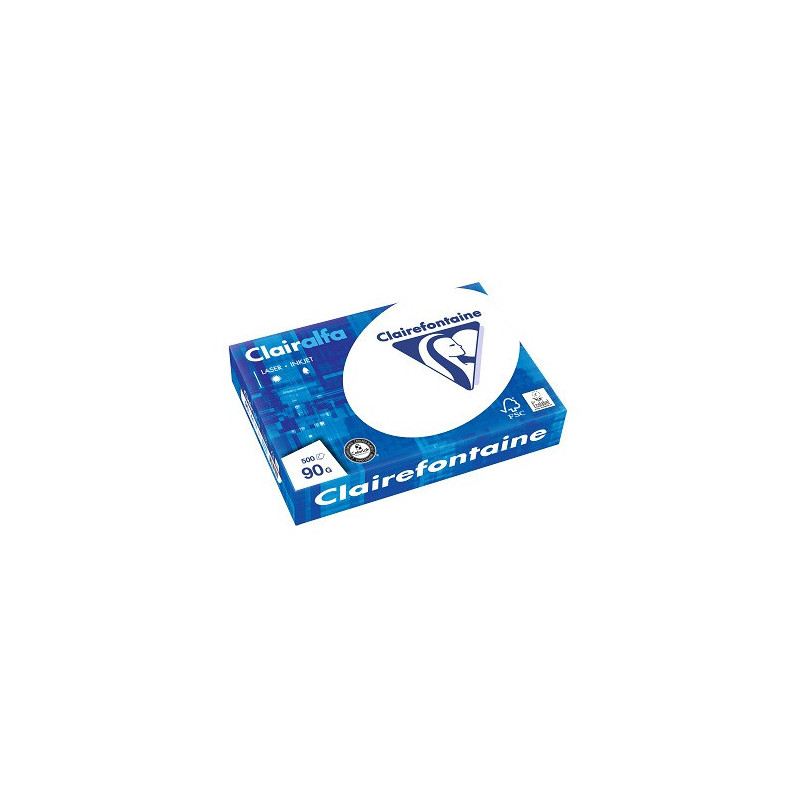 PAPIER REPRO CLAIREF. CLAIRALFA BLANC A4 90G 500FLS