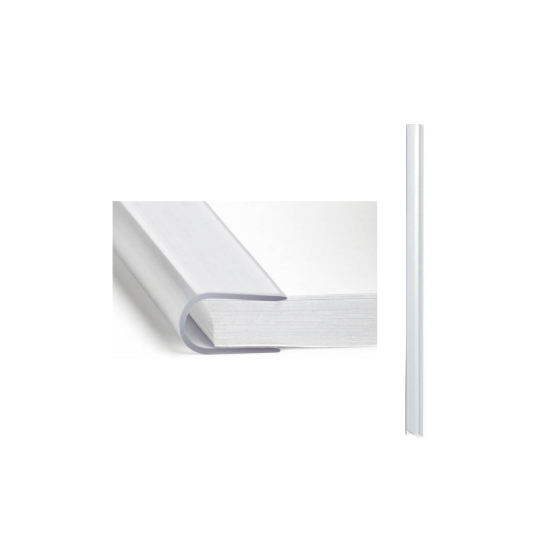 BAGUETTE A RELIER DURABLE 1-60 TRANSP.