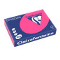 PAPIER REPRO CLAIREF. TROPHEE A4 80G ROSE FLUO 500FLS