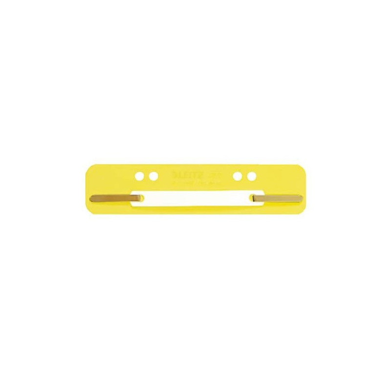 FIXE-DOCUM.LEITZ PLASTIQUE JAUNE 25PCS