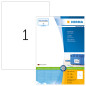 ETIQUETTE HERMA A4 210X297MM 100FLS