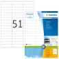 ETIQUETTE HERMA A4 70X16,9MM 100FLS