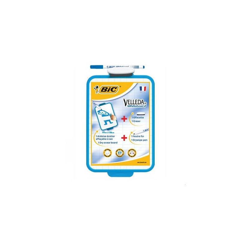 ARDOISE BIC VELLEDA BLANC 19X26CM