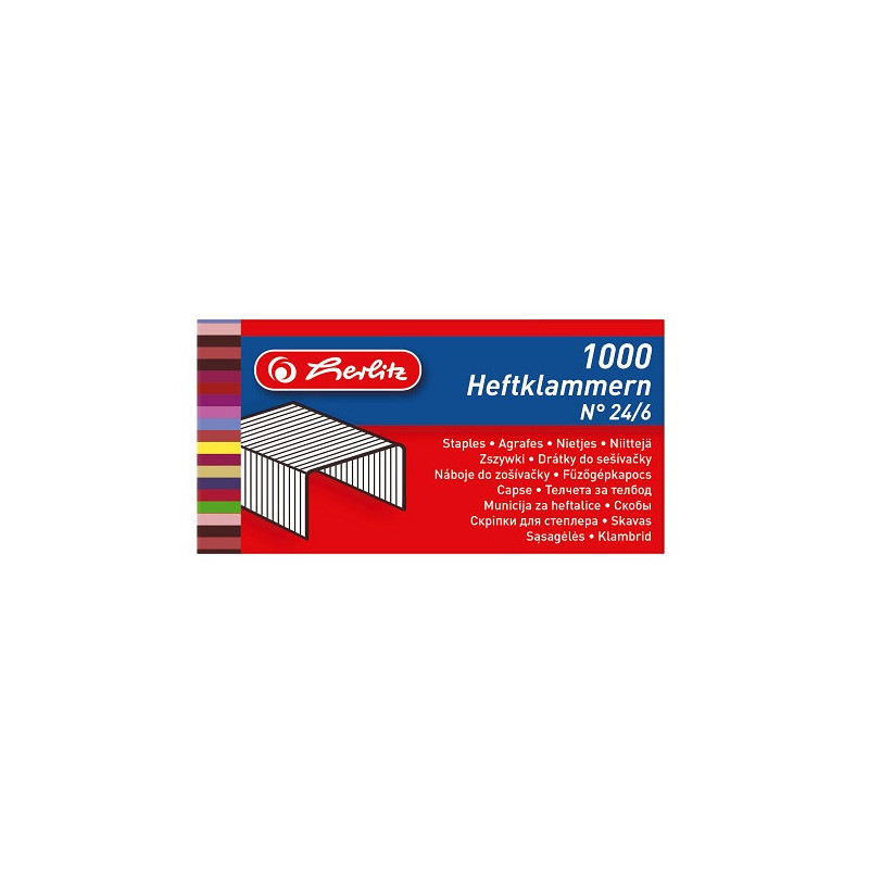 AGRAFES HERLITZ 24/6 2X1000PCS (300010454)