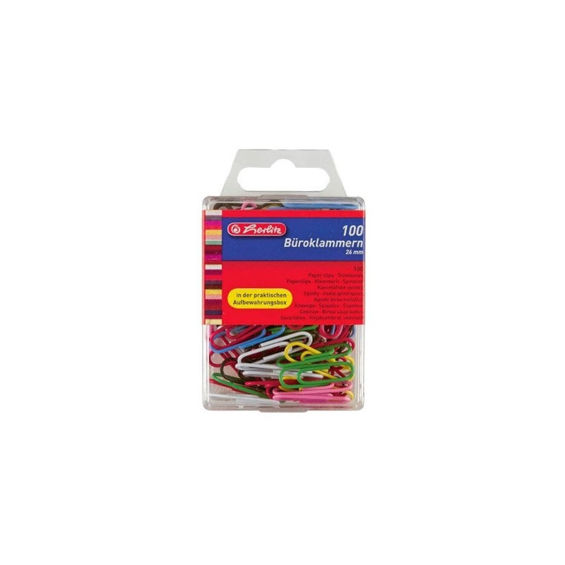 ATTACHE-LETTRES 26MM 100PCS HERLITZ ASS. (300000608)