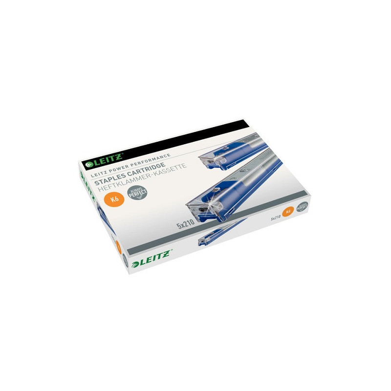 AGRAFES LEITZ 26/6 K6 2-25FLS 5X210PCS (BLEU)