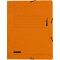 FARDE A ELAST.+RABATS A4 CART. BRUNNEN ORANGE
