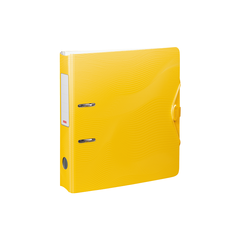 CLASSEUR BRUNNEN A4 7CM WAVE JAUNE