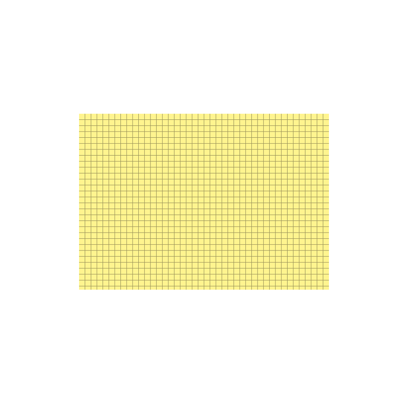 FICHE 148X210MM QUAD. JAUNE 100PCS BRUNNEN (A5)