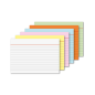 FICHE 105X148MM LIGNE ROSE 100PCS BRUNNEN (A6)