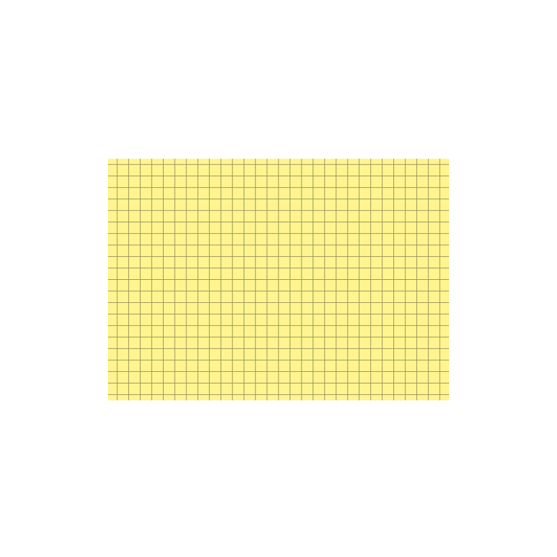 FICHE 105X148MM QUAD. JAUNE 100PCS BRUNNEN (A6)