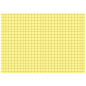 FICHE 105X148MM QUAD. JAUNE 100PCS BRUNNEN (A6)