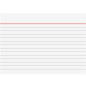 FICHE 74X105MM LIGNE BLANC 100PCS BRUNNEN (A7)
