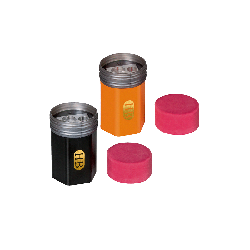 TAILLE-CRAYONS BRUNNEN FUN TOPPER + GOMME