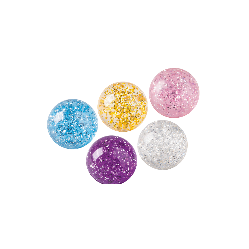 BALLE REBONDISSANTE BRUNNEN FUN PAILLETTES