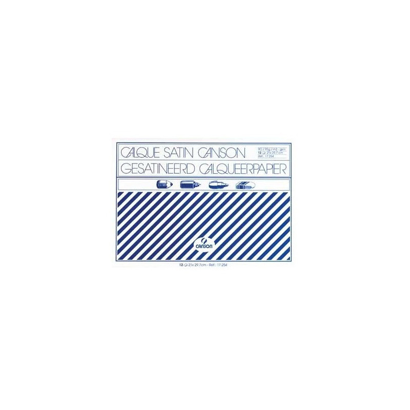 PAPIER CALQUE A4 90G 12FLS
