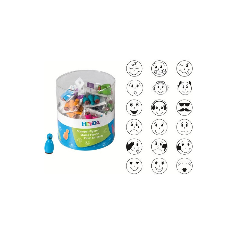 TAMPON BRUNNEN FUN SMILEY 3PCS