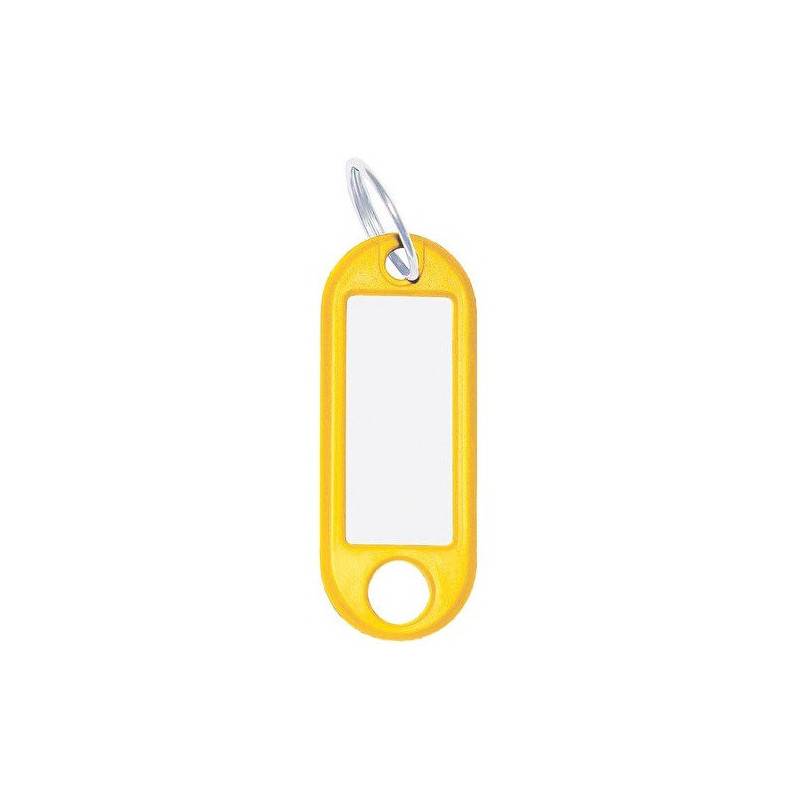 PORTE-CLES + FENETRE ETIQUET. JAUNE