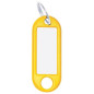 PORTE-CLES + FENETRE ETIQUET. JAUNE