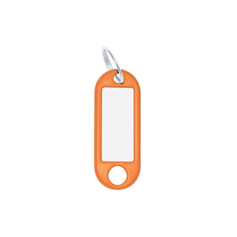 PORTE-CLES + FENETRE ETIQUET. ORANGE