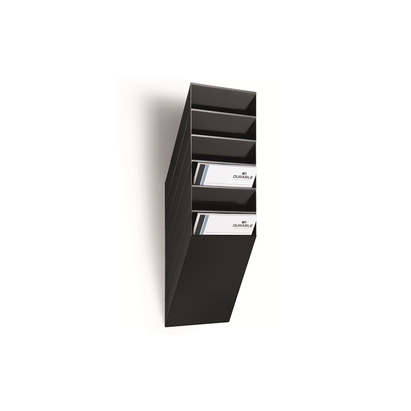 PRESENTOIR DOCUMENTS DURABLE FLEXIBOXX 6 A4 NOIR