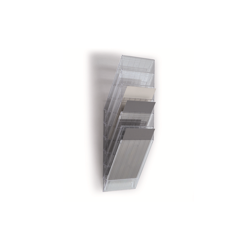 PRESENTOIR DOCUMENTS DURABLE FLEXIBOXX 6 A4 TRANSP.