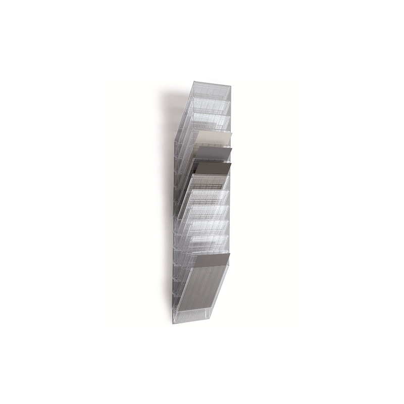 PRESENTOIR DOCUMENTS DURABLE FLEXIBOXX 12 A4 TRANSP.