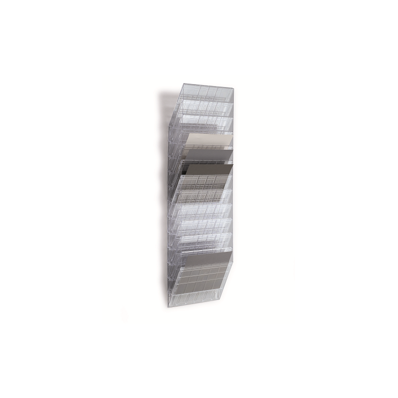 PRESENTOIR DOCUMENTS DURABLE FLEXIBOXX 12 A4 FOR. PAYSAGE TRANSP.