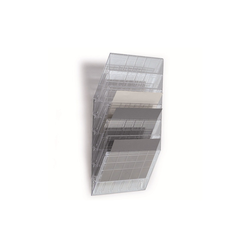 PRESENTOIR DOCUMENTS DURABLE FLEXIBOXX 6 A4 FOR. PAYSAGE TRANSP.